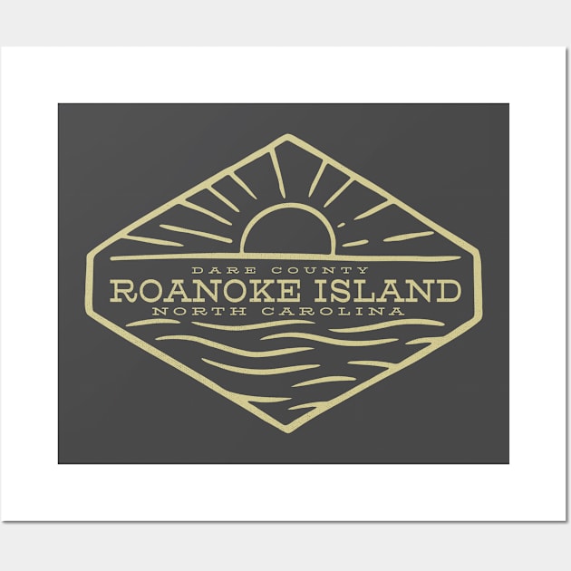 Roanoke Island, NC Summertime Vacationing Sunrise Ocean Wall Art by Contentarama